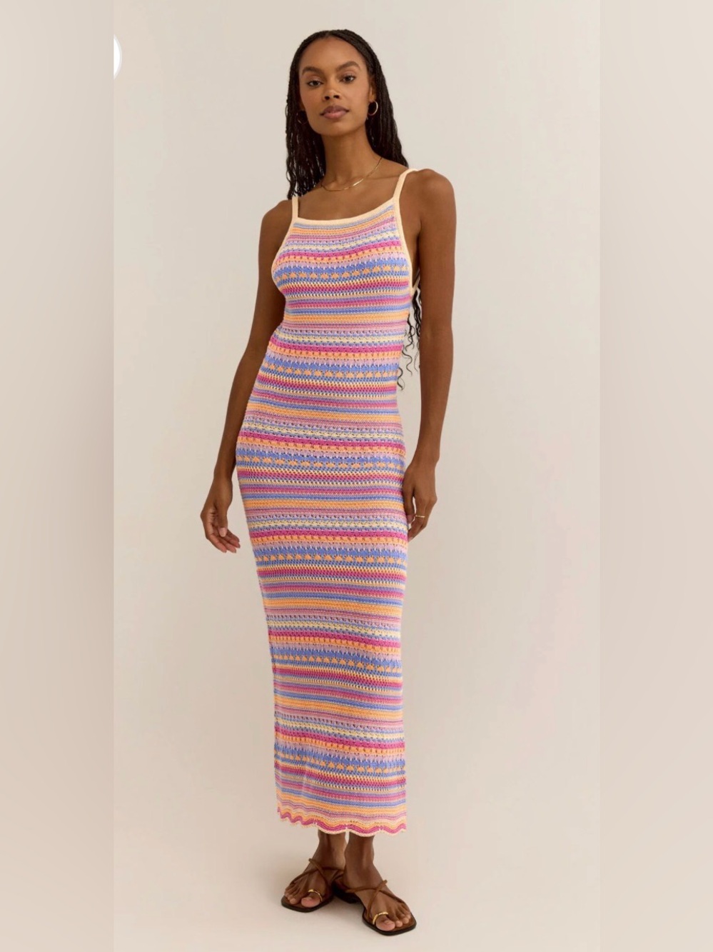 Z Supply Santa Cruz Stripe Midi Dress